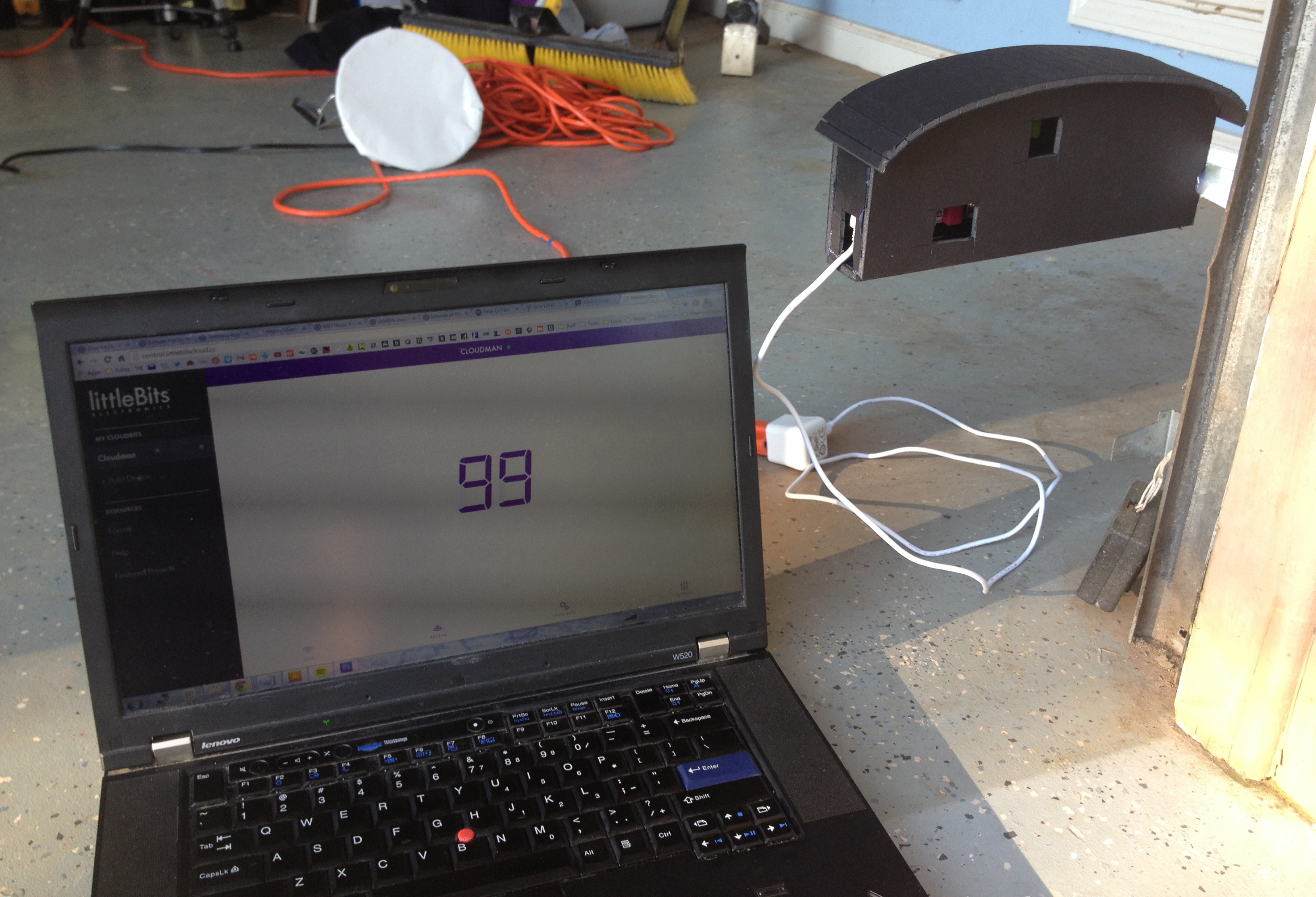 Garage Door Monitor A Littlebits Project By Lmsbush 10