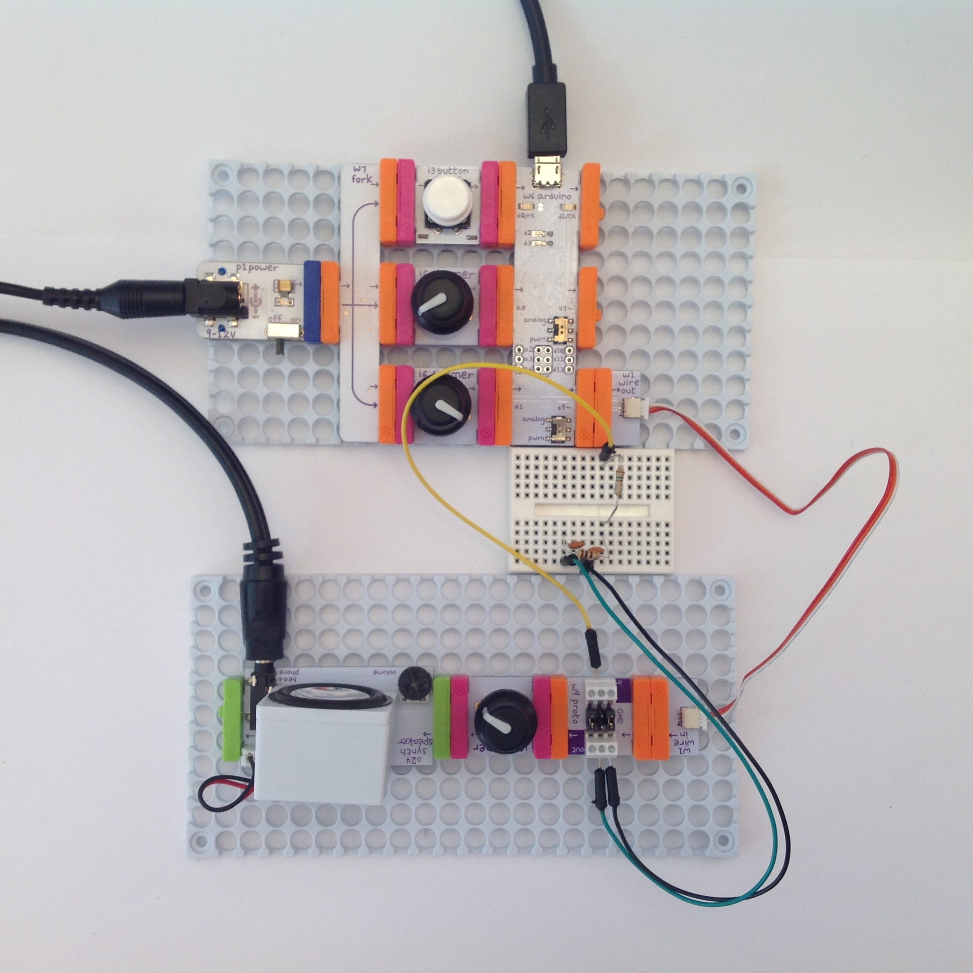 Arduino lofi 80s drum machine a littleBits Project by pjd