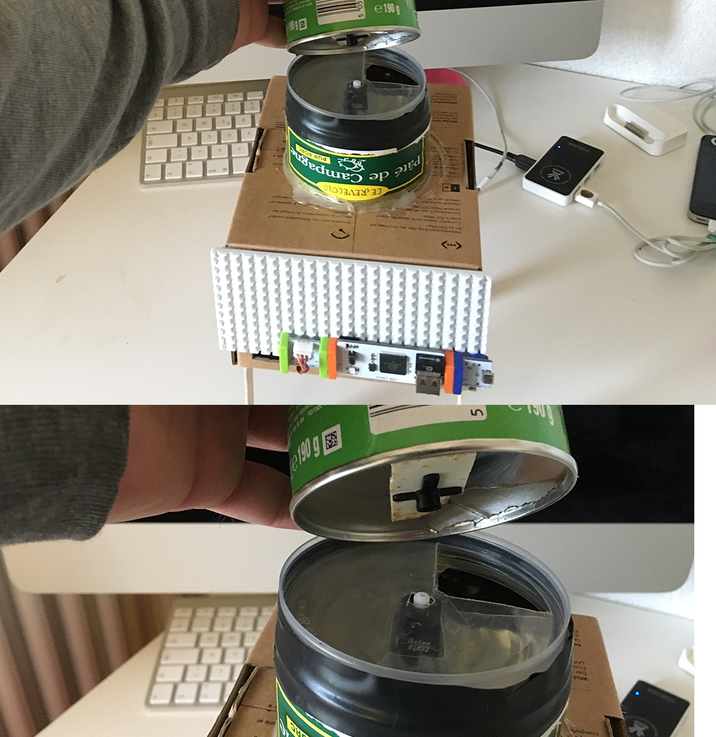 Smart Automatic Pet Feeder a littleBits Project by fxcuissot