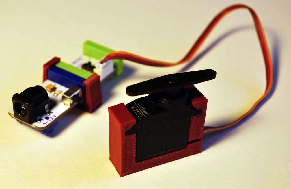 Littlebits Servo Mount a littleBits Project by rbrodie